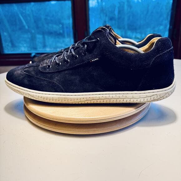 Piloti Shift Suede Driving Shoes Sneakers Blue Mens Size 13 - Picture 1 of 5